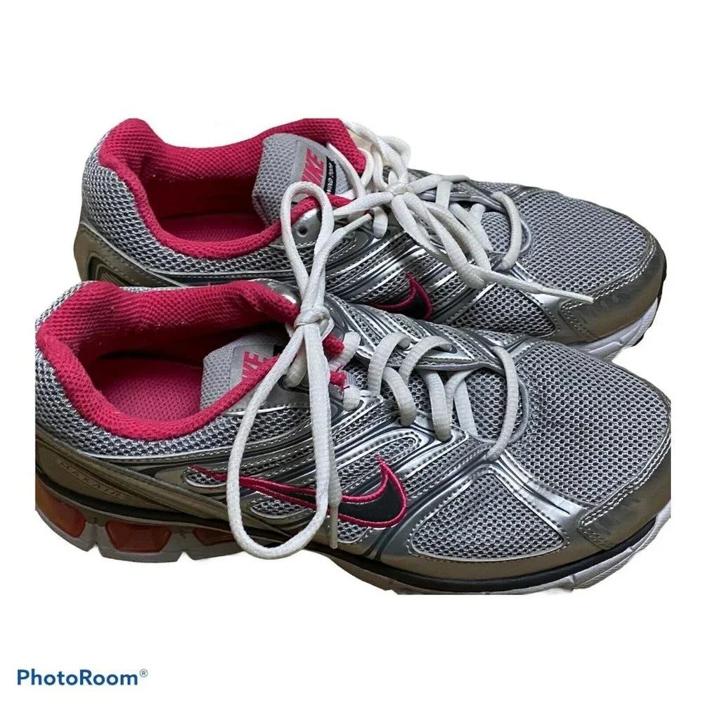Nike Women Shoe Air Max‎ Tailwind Plus Size 8M Silver Pink Sneaker